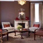 Rich Rust Walls Modern Decor