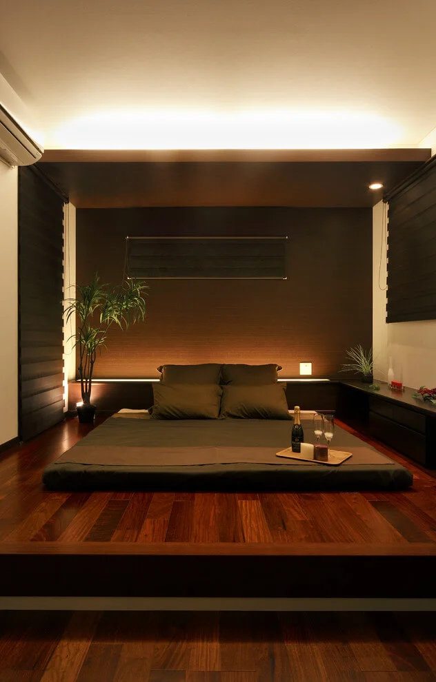Glamorous Bedroom Dark Decor