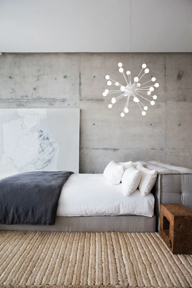 Industrial Design In Minimalist Bedroom