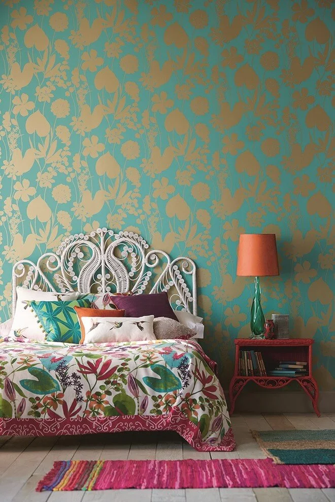 Bohemian Bedroom With Vintage Decor