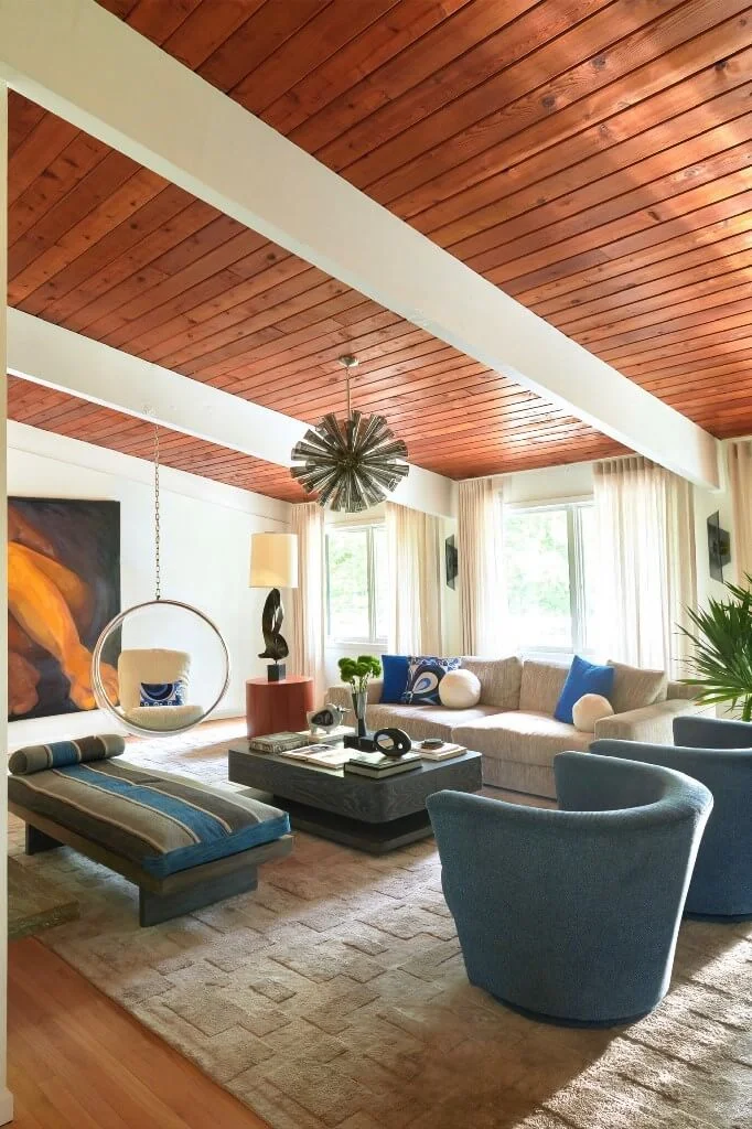 Cozy Mid Century Room Furnishings