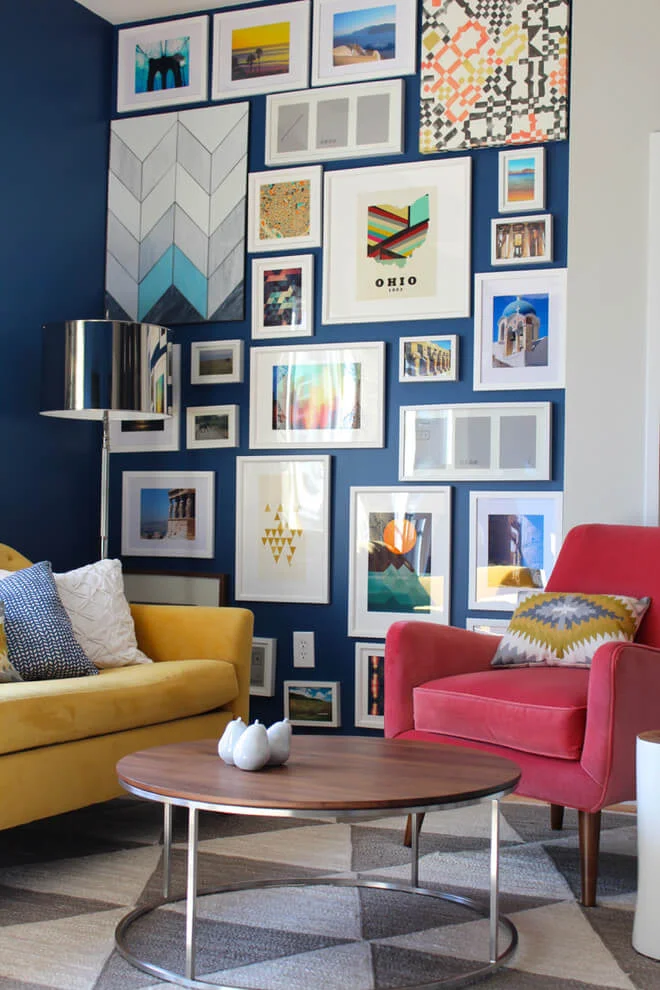 Wall Art Gallery In Living Room