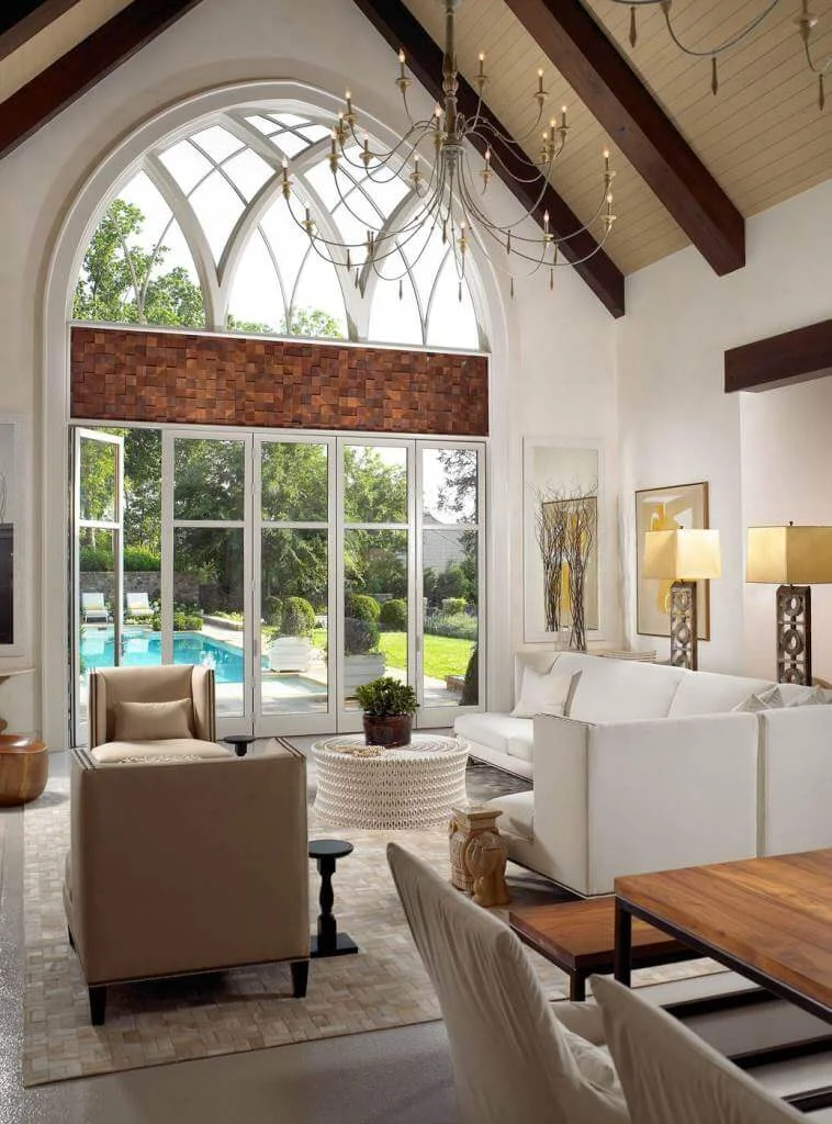 Contemporary Living Room Gothic Design