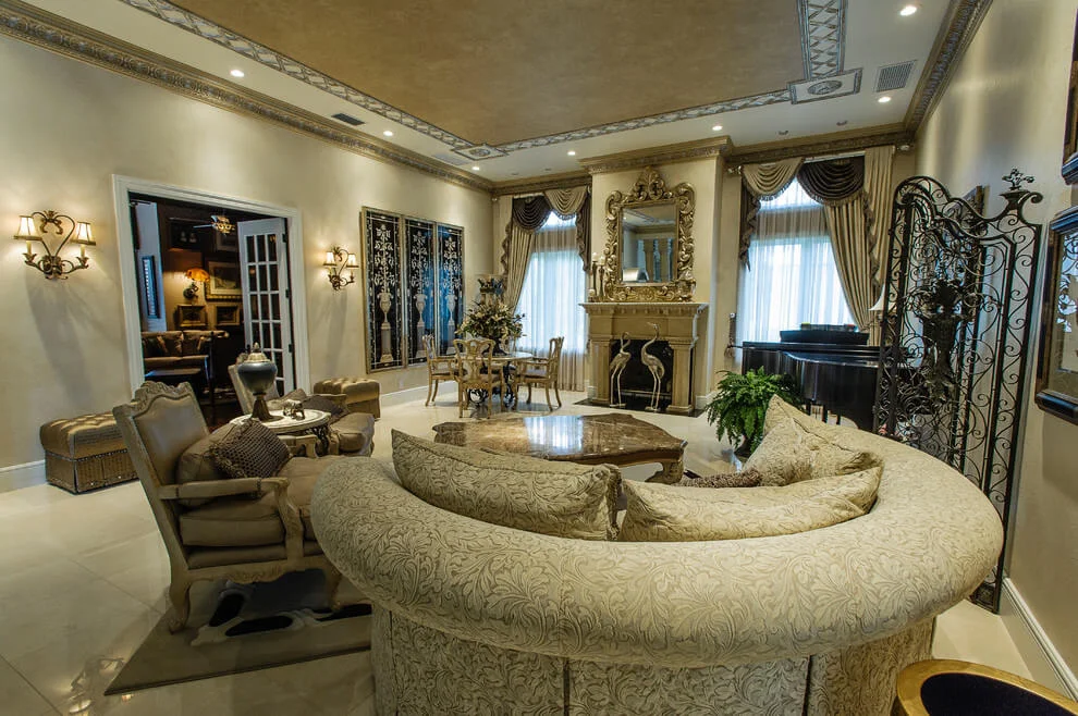 Traditional Decor With Gothic Touch