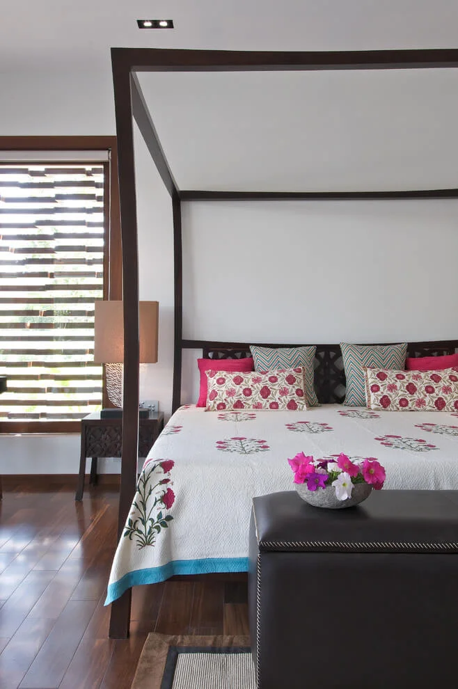 Minimalist Bedroom With Bright Colors