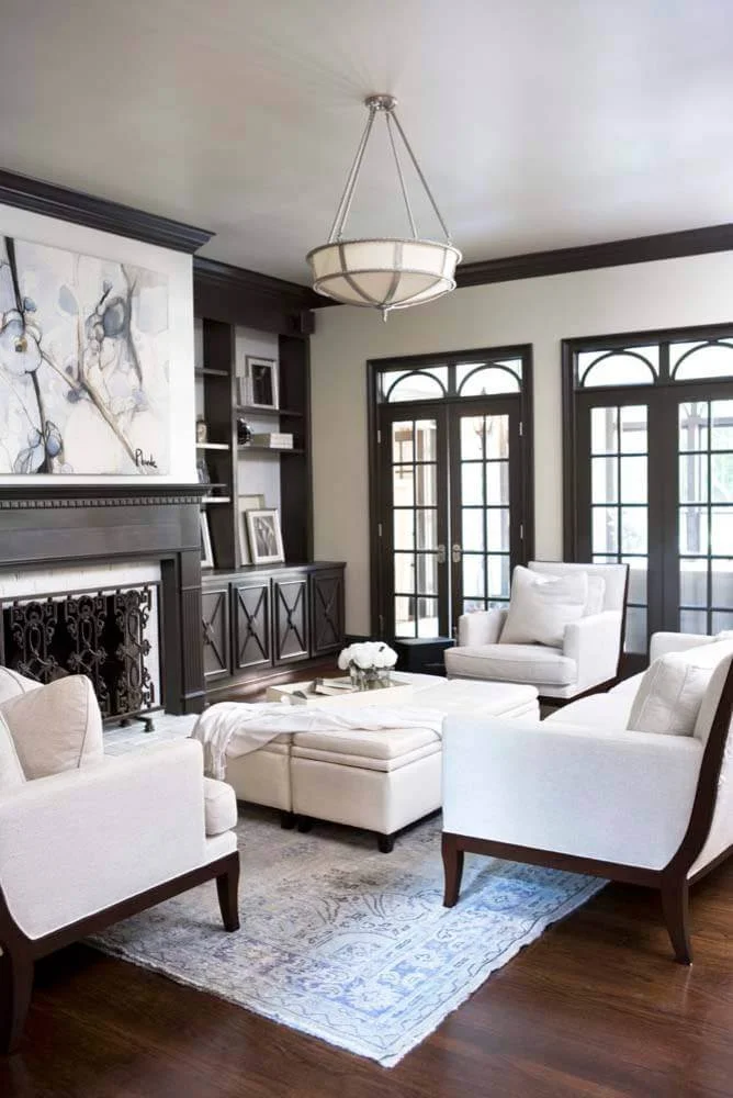 Classic White and Wood Theme Decor