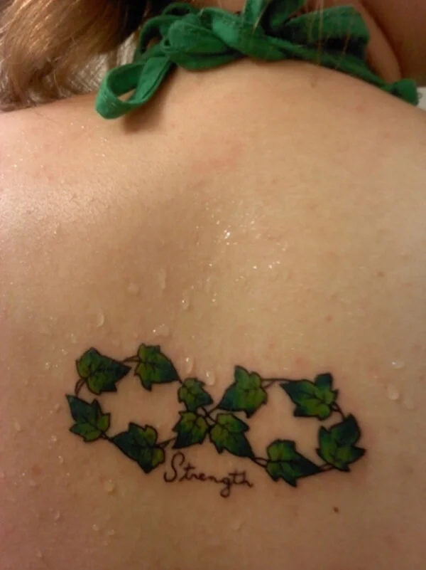 Infinity Vine Back Ink