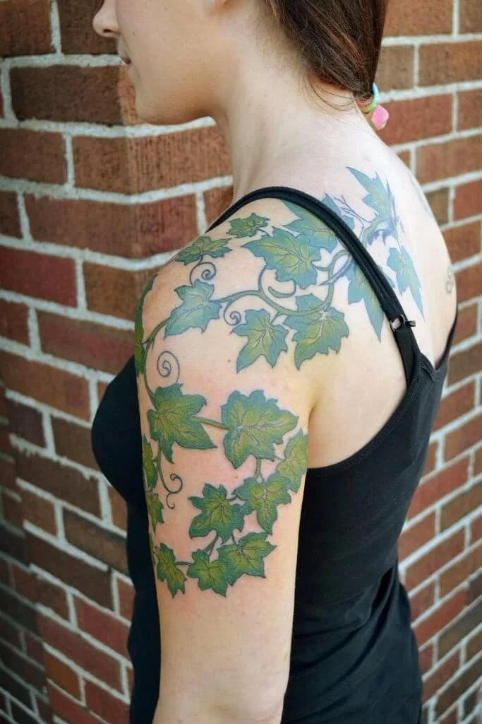 Ivy Vine Shoulder Design