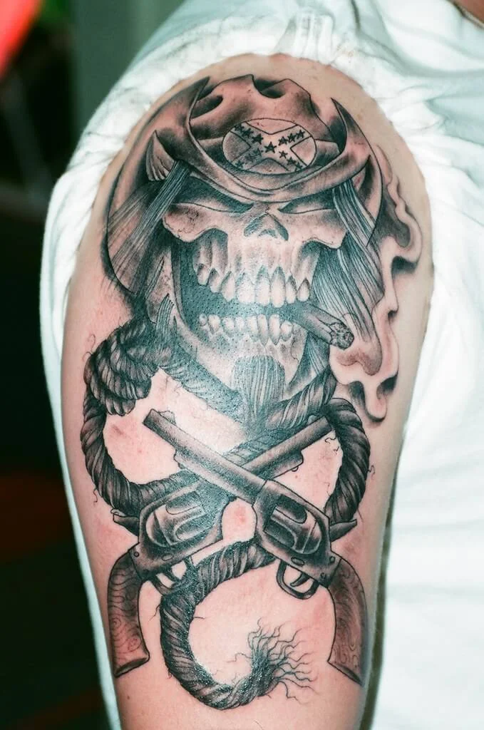 Redneck Skull Ink Sleeve