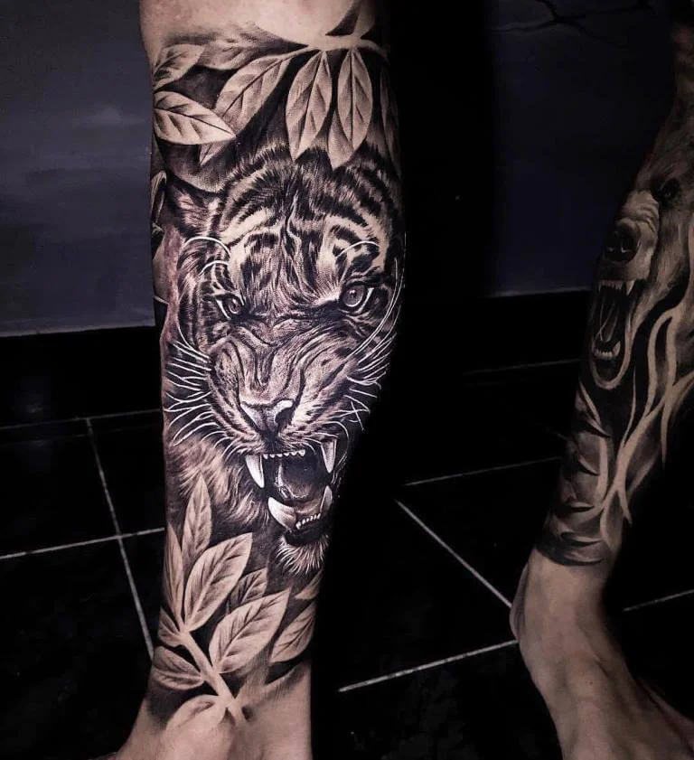 Tiger In The Woods Design