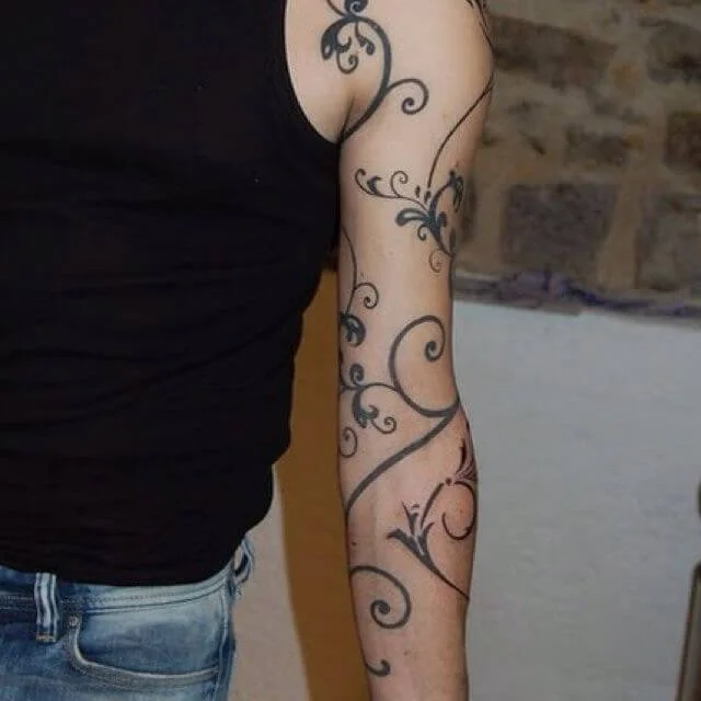 Twirling Vine Arm Sleeve