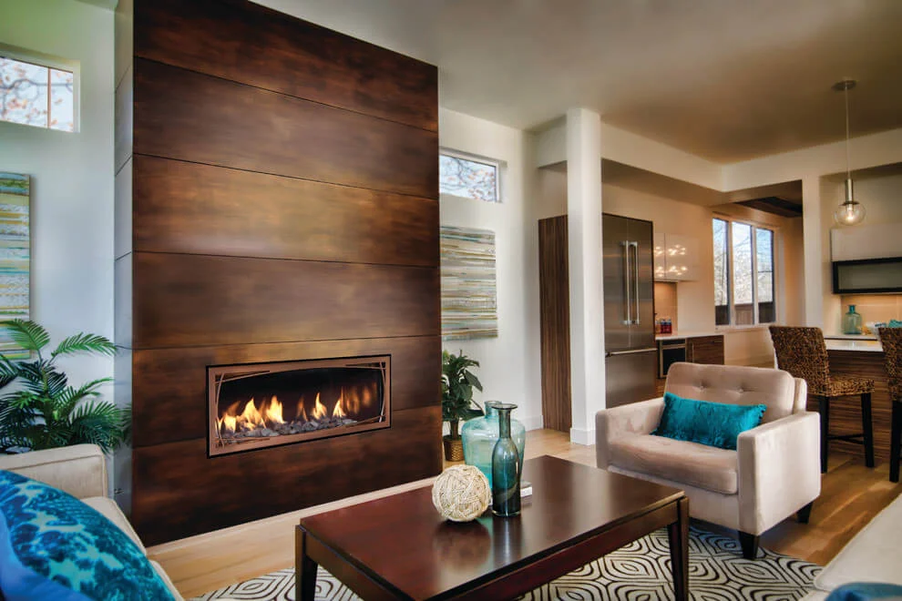 Brown Accents In Contemporary Living Room