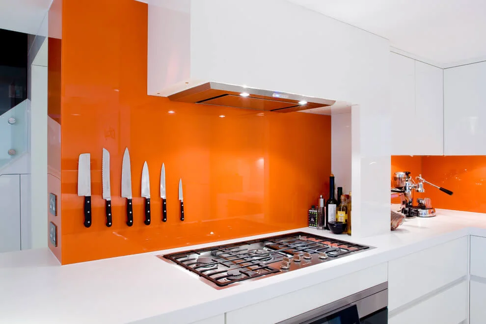 High Gloss Kitchen Backsplash