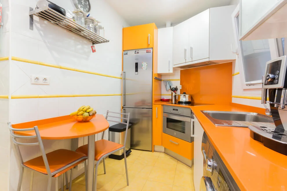 Tiny Eclectic Kitchen Decor