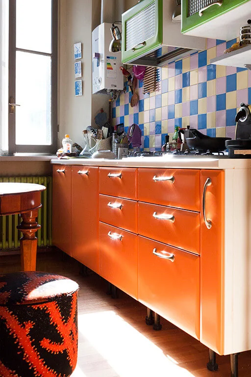 Vibrant Bohemian Kitchen Design