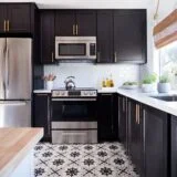 Black Kitchen Cabinets