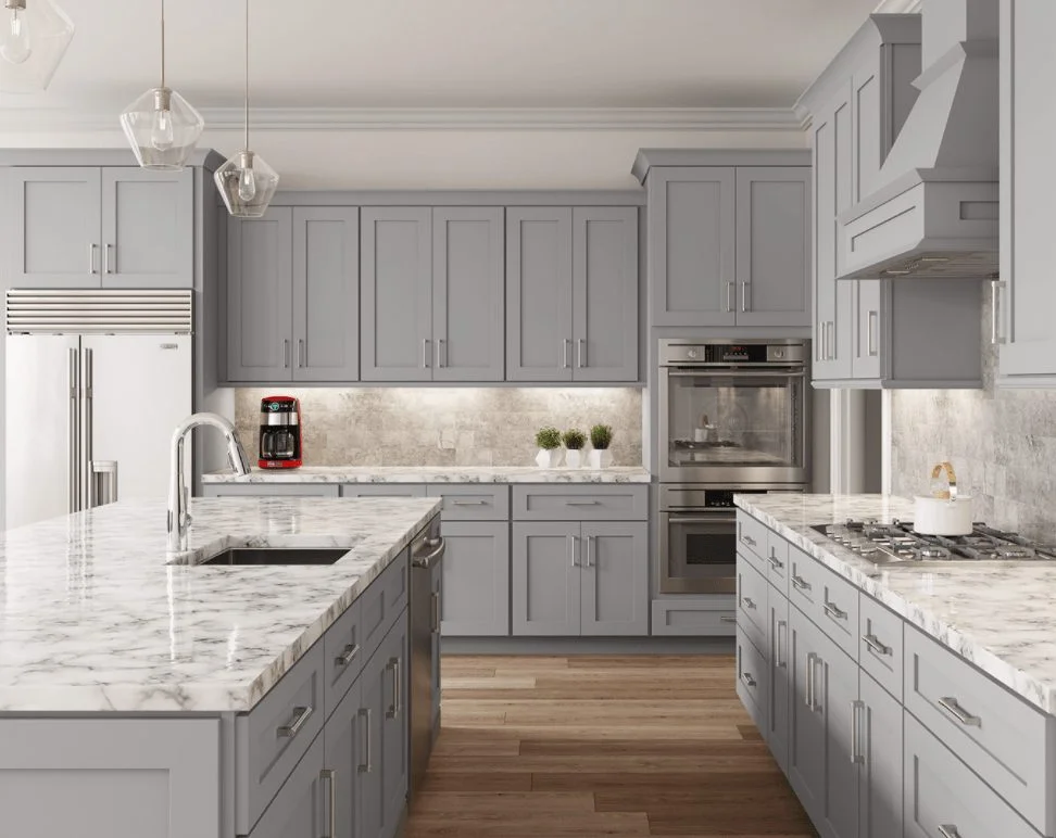 grey kitchen cabinets 1